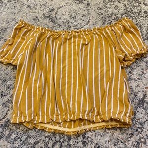 American Eagle off the shoulder top